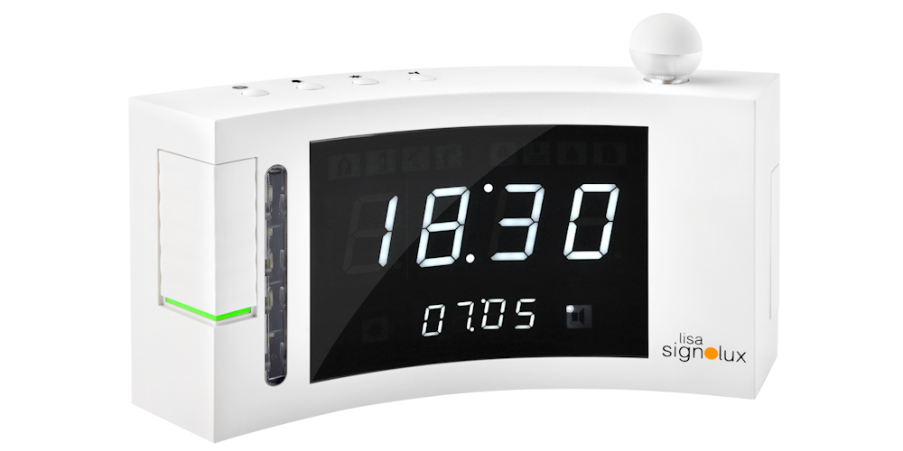Empfängerwecker [weiß] - A-2634-W